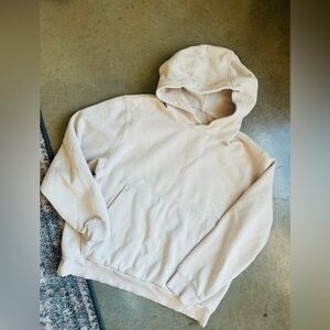 Lululemon Men’s Cream Steady State Pullover Hoodie Small
